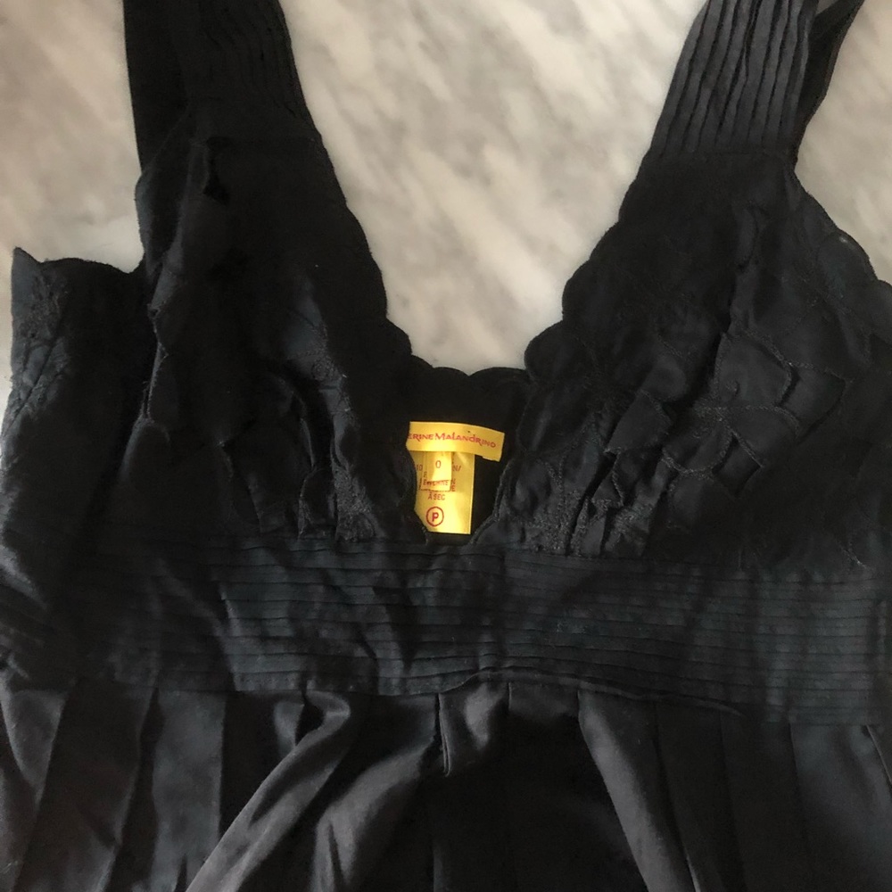 Cut out black pattern Catherine Malandrino dress